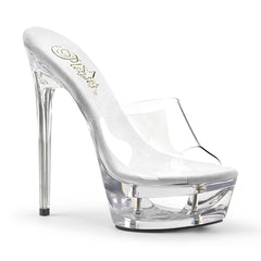 6 Inch Heel ECLIPSE-601 Clear