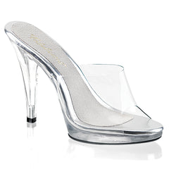 4 Inch Heel FLAIR-401 Clear