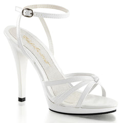 4 Inch Heel FLAIR-436 White Patent