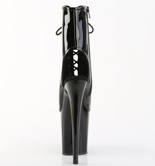 8 Inch Heel FLAMINGO-1016 Black Patent