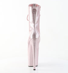 8 Inch Heel FLAMINGO-1040GP Blush Pink Glitter