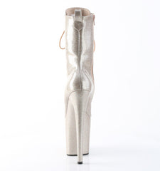 8 Inch Heel FLAMINGO-1040GP Champagne Glitter