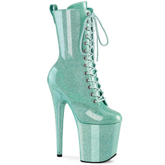 Pleaser Flamingo 1040Gp Mint Glitter Platform Shoes