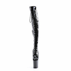 8 Inch Heel FLAMINGO-3016 Black Patent