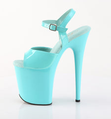 8 Inch Heel FLAMINGO-809 Aqua