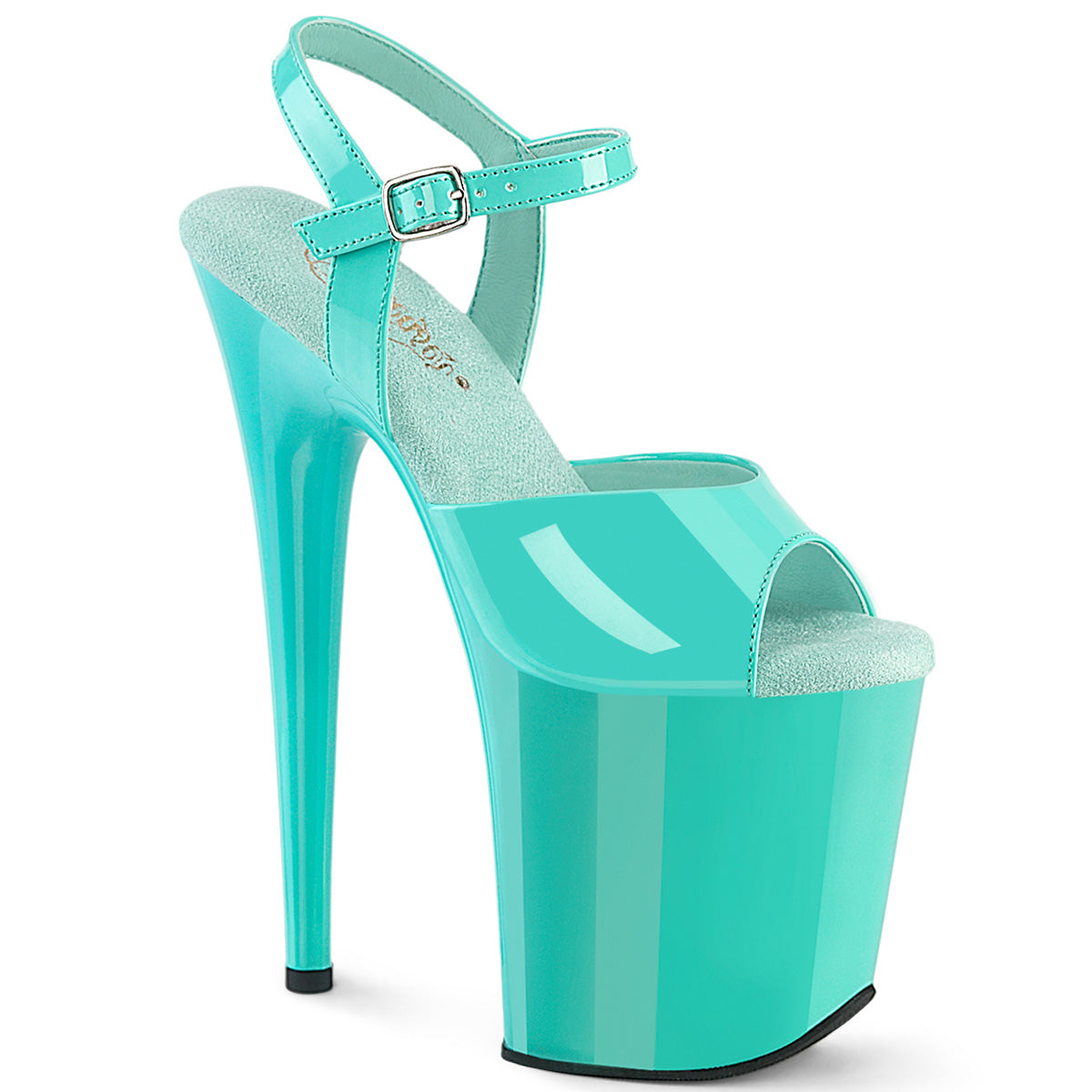 Pleaser Flamingo 809 Aqua Platform Shoes