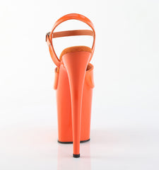 8 Inch Heel FLAMINGO-809 Orange Patent