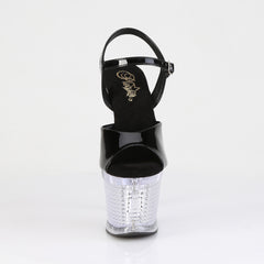 7 Inch Heel FLASHDANCE-709SPEC Black Clear