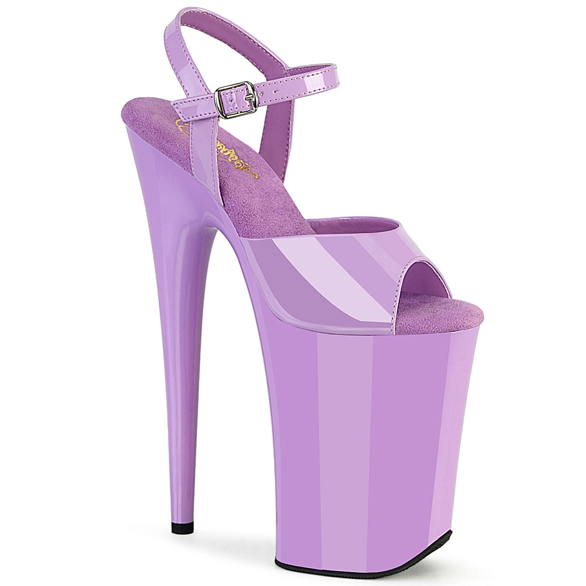 Pleaser Infinity 909 Lavender Patent Platform Shoes