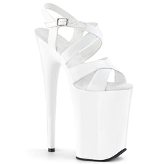 9 Inch Heel INFINITY-997 White Pat