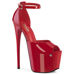 Pleaser Jubilant 15 Red Patent Platform Shoes