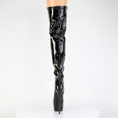 7 Inch Heel JUBILANT-3000 Black Stretch Patent