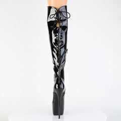 7 Inch Heel JUBILANT-3012 Black Stretch Patent