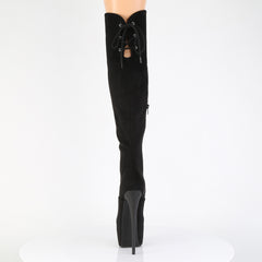 7 Inch Heel JUBILANT-3012FS Black Suede