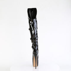 7 Inch Heel JUBILANT-3018 Black Stretch Patent