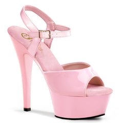 6 Inch Heel KISS-209 Baby Pink Patent