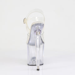 8 Inch Heel RAZZLE-808 Clear
