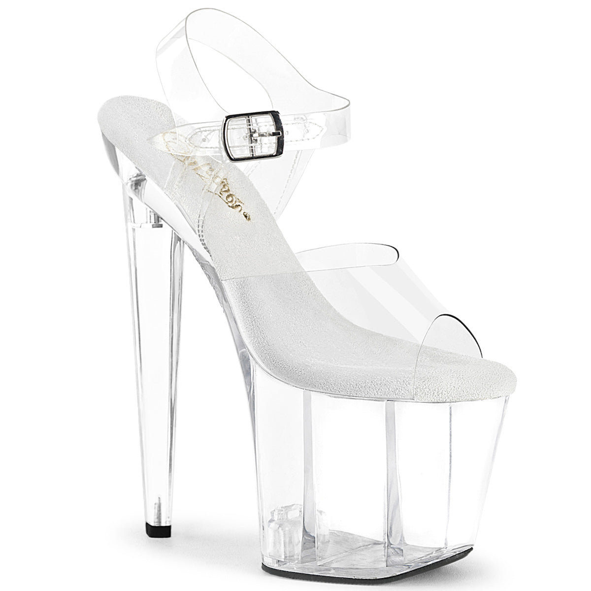 Pleaser Razzle 808 Clear Platform Shoes