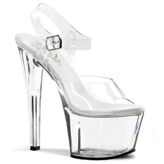 7 Inch Heel SKY-308 Clear