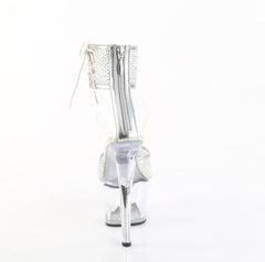 7 Inch Heel SKY-324PREM-RSNT Clear Silver Rhinestone