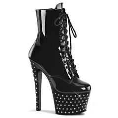 7 Inch Heel STARDUST-1020-7 Black Patent
