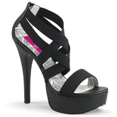 5 Inch Heel TEEZE-47W Black