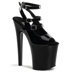 8 Inch Heel XTREME-873 Black Patent