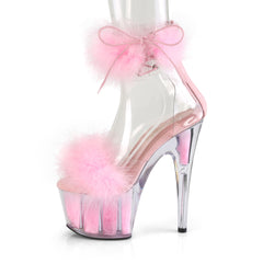 7 Inch Heel ADORE-724F Baby Pink Fur