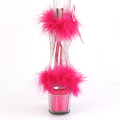 7 Inch Heel ADORE-724F Hot Pink Fur