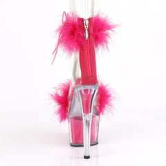 7 Inch Heel ADORE-724F Hot Pink Fur