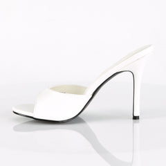 4 Inch Heel CLASSIQUE-01 White Pu