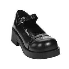 Demonia,DEMONIA CRUX-07 Black Pu Platform Mary Jane - Shoecup.com