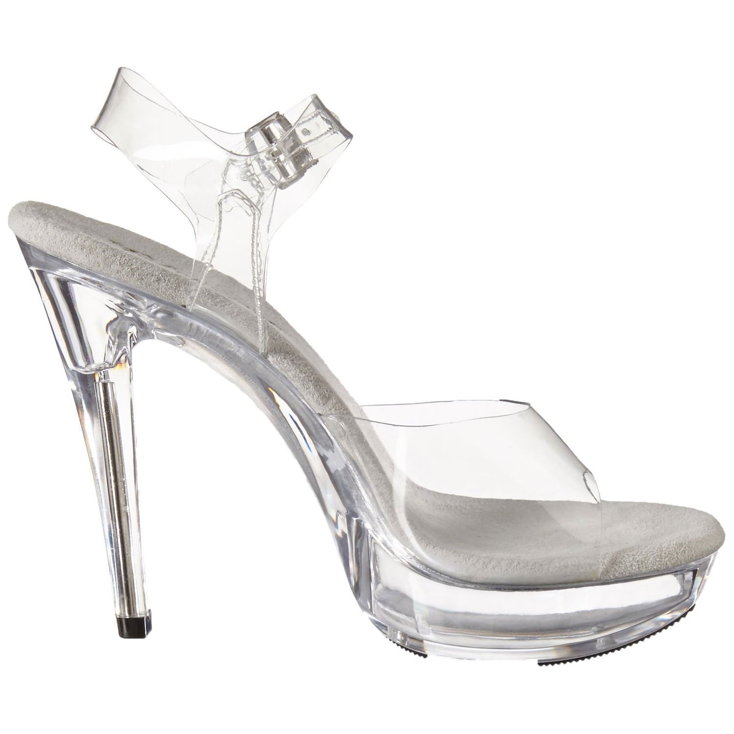 FABULICIOUS COCKTAIL-508 Clear-Clear Ankle Strap Sandals - Shoecup.com - 6