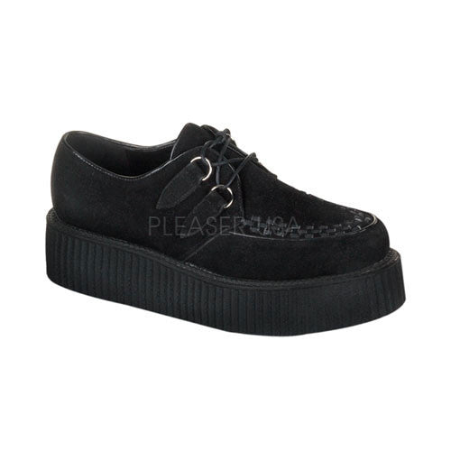 Demonia,DEMONIA CREEPER-402S Men's Black Suede Creepers - Shoecup.com