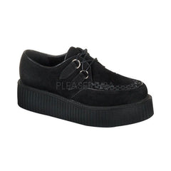 Demonia,DEMONIA CREEPER-402S Men's Black Suede Creepers - Shoecup.com