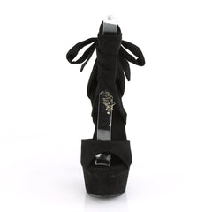 6 Inch Heel DELIGHT-679 Black Suede