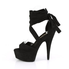 6 Inch Heel DELIGHT-679 Black Suede