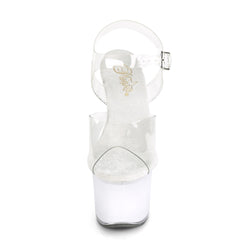 7 Inch Heel DISCOLITE-708 Clear White LED