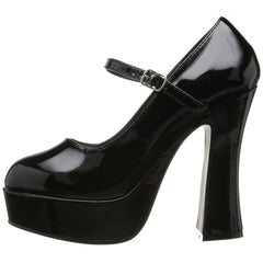 Demonia,DEMONIA DOLLY-50 Black Pat Mary Jane Pumps - Shoecup.com