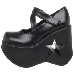 Demonia,DEMONIA DYNAMITE-03 Black Pu Mary Jane - Shoecup.com