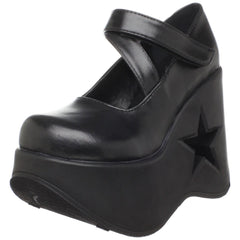 Demonia,DEMONIA DYNAMITE-03 Black Pu Mary Jane - Shoecup.com