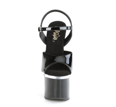 7 Inch Heel ESTEEM-709 Black Clear