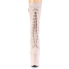 8 Inch Heel FLAMINGO-1050FS Nude Suede