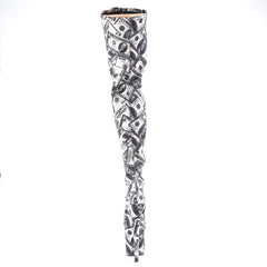 8 Inch Heel FLAMINGO-3000DP Dollar Print Fabric