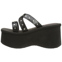 Demonia,DEMONIA FUNN-19 Black Pu Platform - Shoecup.com