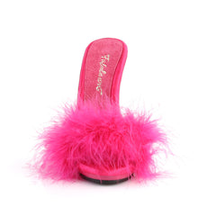 5 Inch Heel POISE-501F Hot Pink Fur