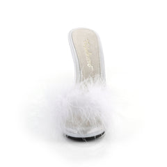 5 Inch Heel POISE-501F White Fur
