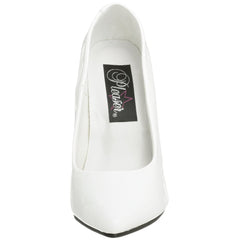 Pleaser SEDUCE-420 White Patent Classic Pumps - Shoecup.com - 2