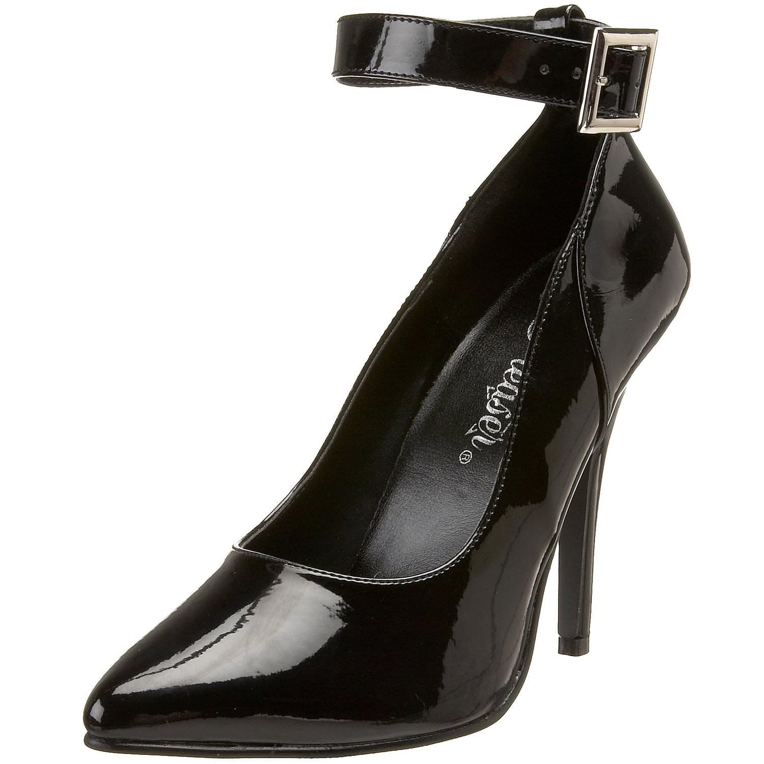 Pleaser SEDUCE-431 Black Patent Pumps - Shoecup.com - 1
