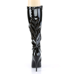 5 Inch Heel SEDUCE-2000 Black Stretch Patent